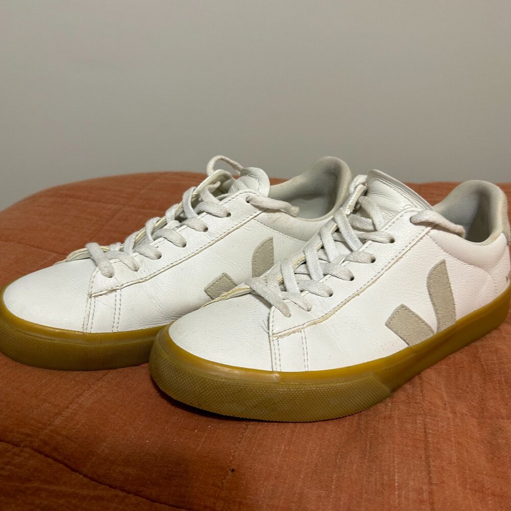Veja Campo White Natural Gum Sole - Sz EU 42